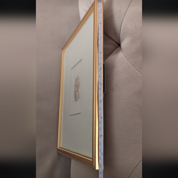 Copper Engraving Violin Painting Numbered and Signed by Quebec Artist Desbiens - Picture 5 of 6